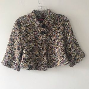 Say what crop sweater grannycore romantic jacket